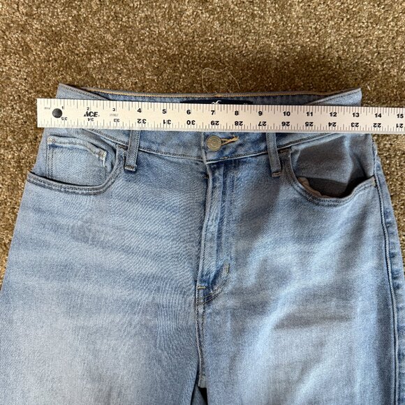 Hollister Dad Jeans Womens 3L 26x33 Blue Cotton Vintage Stretch Ultra High Rise - Picture 5 of 15